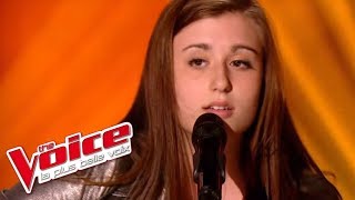 Bill Withers – Ain’t No Sunshine  Caroline Savoie  The Voice France 2014  Blind Audition [upl. by Delfine381]