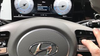 How To Adjust To Kilometers Per Hour From Miles Per Hour on Your 2021 Hyundai Elantra SEL mph kmh [upl. by Lilly]