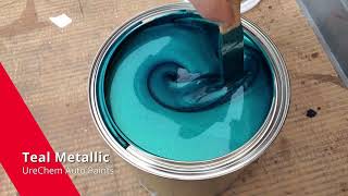 UreChem Teal Metallic Automotive Paint [upl. by Geoffry]