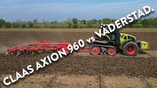 4Kᵁᴴᴰ May 2024 Claas Axion 960 Terra Trac with Väderstad TopDown 500 cultivator [upl. by Hcib611]