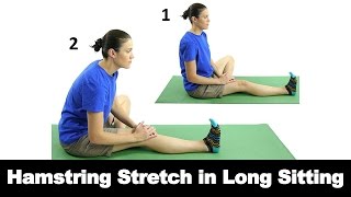 Hamstring Stretch in Long Sitting  Ask Doctor Jo [upl. by Gridley]