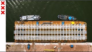 Enorme nieuwe brug vaart naar IJburg [upl. by Emanuel620]