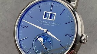 A Lange amp Sohne Saxonia Moon Phase 384029 A Lange amp Sohne Watch Review [upl. by Roi685]