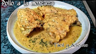 Pollo al horno con miel y mostaza ¡Una receta fácil y deliciosa [upl. by Lahtnero]