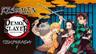 KIMETSU NO YAIBA  DEMON SLAYER  RESUMEN [upl. by Wyndham520]