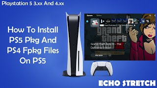 How To Install PS5 Pkg And PS4 Fpkg Files On PS5 [upl. by Anaili]