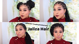 Install tutorial on Jaliza braids tangleless boho locs braided wig [upl. by Erual]