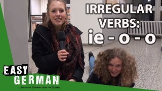 Easy German Verbs  Irregular Verbs ieoo [upl. by Einnod]