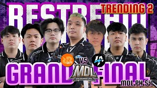 TRENDING 2 GRAND FINAL MDL PH S4 RRQ KAITO VS LAZY ESPORTS MLBBIDCreator [upl. by Ellened]