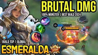 ESMERALDA BEST BUILD 2024  BUILD TOP GLOBAL ESMERALDA GAMEPLAY  MOBILE LEGENDS✓ [upl. by Vrablik]