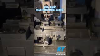 Snake Chain Making Machine Brazilian Chain Making Machine [upl. by Andres]