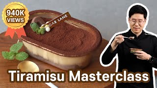 Amazing Tiramisu Masterclass  Simple but delicious recipe [upl. by Ayamat]