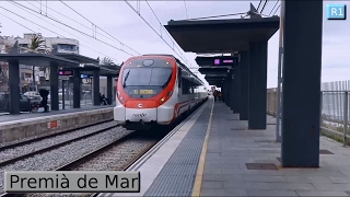 Rodalies Barcelona  Premià de Mar R1  Renfe 447  Civia [upl. by Aneeuqal755]