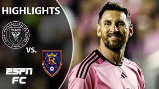 Messi amp Miami win opener ⚽ Inter Miami vs Real Salt Lake  Full Game Highlights [upl. by Papst]