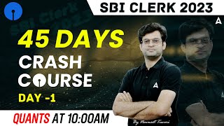 SBI Clerk 2023  SBI Clerk Maths Crash Course  Quant By Navneet Tiwari  Day 1 [upl. by Barbi373]