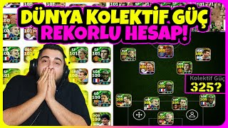 DÜNYA KOLEKTİF GÜÇ REKORU KIRMIŞ HESAP DÜNYANIN EN İYİ HESABI🔥 200 BİN TL🤑 eFootball Mobile 2025 [upl. by Ennylhsa]