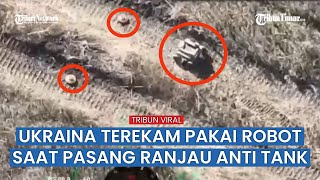 Niat Jebak Rusia Tentara Ukraina Terciduk Drone Rusia Saat Pasang Ranjau [upl. by Rusert631]