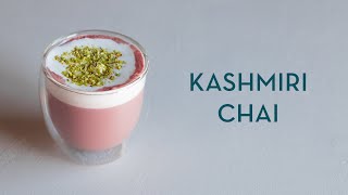 Kashmiri Chai Recipe Pakistani Pink Tea Noon Chai [upl. by Clarkson]