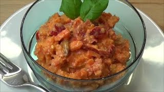 Thermomix TM 31  Schneller Karottensalat mit Paprika amp Fetakäse  Vegetarisch [upl. by Tanya]