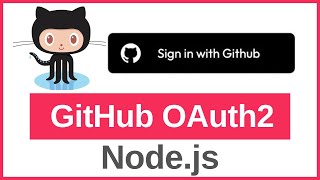 How to Add GitHub OAuth2 Login in Nodejs  GitHub OAuth2 Authentication with Passportjs 2024 [upl. by Sosanna]