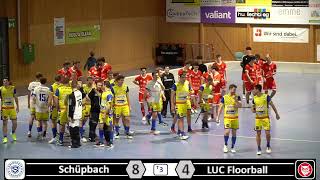 Match LUC 1ère ligue  Unihockey Schüpbach  LUC Floorball 11112023 [upl. by Ahsiela576]