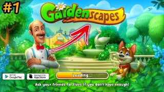 Walkthrough Gardenscapes Gameplay Part 1  iOS Android [upl. by Krissie973]