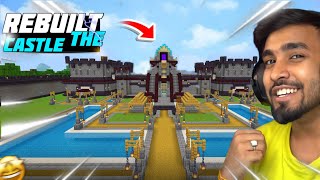 I REBUILD TechnoGamerzOfficial MINECRAFT CASTLE  TECHNO GAMERZ MINECRAFT CASTLE [upl. by Stevenson]