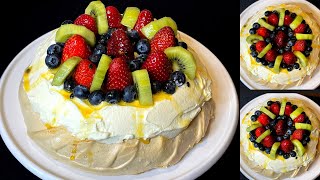 Pavlova recipe in Malayalam Christmas Special recipe  ഓസ്‌ട്രേലിയൻ ഡെസ്സേർട് പാവലോവ [upl. by Asus]