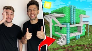 CONSTRUIMOS A NOVA CASA DO VITINHO NO MINECRAFT [upl. by Nitsirt]