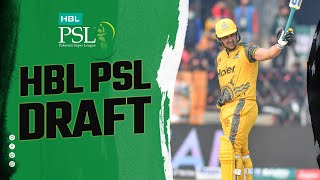 HBL PSL Draft Announcement  Hazratullah Zazai HBLPSL9 [upl. by Winola874]