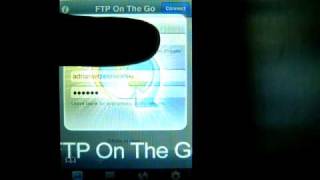 How to connect to your FTP Server using iPhone App quotFTP On The Goquot [upl. by Atival48]