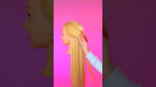 Einfache Frisur mit Haarklammer 🤩 frisur frisuren haarklammer haare haartutorial shorts [upl. by Alaekim634]