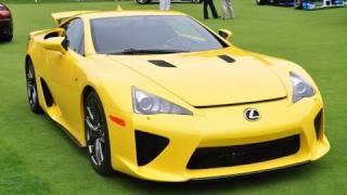 Yellow Lexus LFA [upl. by Otineb]