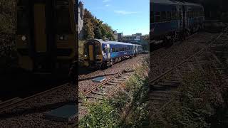 158701 working 2B23 from Montrose to Inverurie shorts train class158 britishrail subscribe [upl. by Einor404]