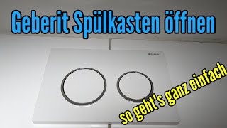 Geberit Toiletten Spülkasten Reparatur und Wartung  Wie gehts [upl. by Cyna]