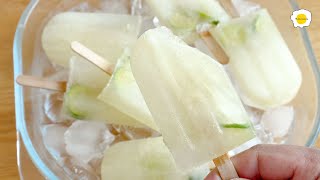 Lemon Oolong Tea Popsicles Recipe 柠檬乌龙茶冰棒食谱 Recette de glaces au thé Oolong au citron [upl. by Bunce]