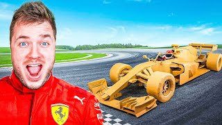 BOX FORT FORMULA 1 RACE CAR 24 Hours Racing Pit Stops In Real Life [upl. by Otinauj]