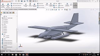 Solidworks Deniz Uçağı ÇizimiTasarımı [upl. by Eltsyrc]