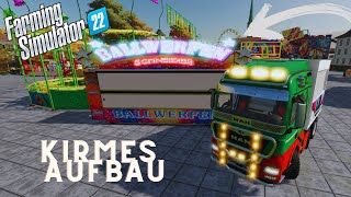 LS22 Kirmes Aufbau die Letzten Arbeiten vor der Goßes Eröffnung  Neue Mods  ls22 ls22mods [upl. by Elum805]