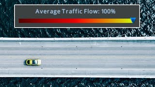 Perfect 100 Traffic Flow Only Possible Like This In Cities Skylines [upl. by Shoshana]