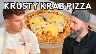 Can We Recreate the Krusty Krab Pizza Babish vs NickDiGiovanni [upl. by Guyon]