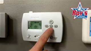 How to Use Your Honeywell Pro 4000 Thermostat [upl. by Dachia]