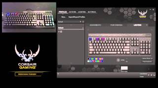 Tutorial How to Change Back Lighting on the Corsair Gaming K65 RGB K70 RGB and K95 RGB Keyboards [upl. by Beatrisa198]