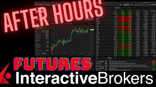 AFTER HOURS FUTURES Trading Setup And Order Entry  Interactive Brokers [upl. by Ainahpets579]