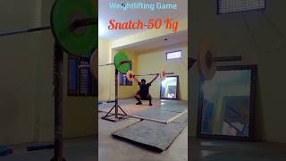 SATCH  50 Kg Weightlifting Olympic  weightlifting snack [upl. by Dranyam148]