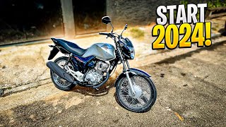 START 160 PRATA 2024  OLHA COMO ESSA MOTO TÁ 😱 [upl. by Sitnalta]