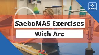 SaeboMAS Exercise  Sitting Shoulder Horizontal Abduction and Adduction with Arc [upl. by Miquela781]