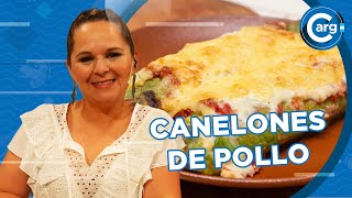 CÓMO HAGO CANELONES DE POLLO Y VERDURA [upl. by Gordan]