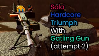 Solo Hardcore Triumph with gatling gunattempt 2Void Reavers Nightmare Strat link in comments [upl. by Hyozo]