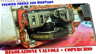 Regolazione valvole GCV135 GCV160 GCV190 coperchio schiacciato e test compressione del motore HONDA [upl. by Akinod]